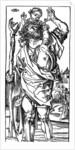 St Christopher carrying the Infant Christ by Albrecht Dürer