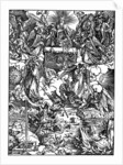 The Opening of the Seventh Seal, The Seven Angels with the trumpets by Albrecht Dürer