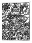 The Four Vengeful Angels by Albrecht Dürer