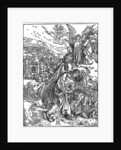 The angel holding the keys of the abyss by Albrecht Dürer