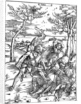 Hercules Killing the Molionides by Albrecht Dürer