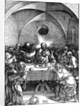 The Last Supper' from the 'Great Passion' series by Albrecht Dürer
