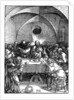 The Last Supper' from the 'Great Passion' series by Albrecht Dürer