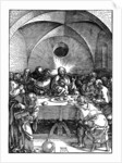 The Last Supper' from the 'Great Passion' series by Albrecht Dürer