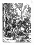 The Knight and the Landsknecht (Soldier Servant)' by Albrecht Dürer