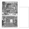 Apparatus for translating three-dimensional objects into two-dimensional drawings by Albrecht Dürer