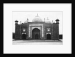 Taj Mahal mosque (or masjid), Agra, India by Anonymous