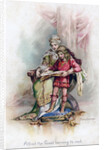 Alfred the Great learning to read by Frances Brundage
