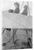 Mr G Hemel with passenger, Hendon, London by Anonymous