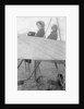 Mr G Hemel with passenger, Hendon, London by Anonymous