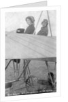 Mr G Hemel with passenger, Hendon, London by Anonymous