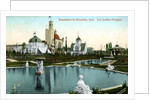 The French Garden, Universal Exhibition, Brussels, Belgium by Valentine & Sons