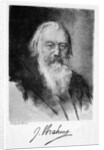 Johannes Brahms (1833-1897), German composer by Carl Jander