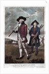 A golfer and his caddie by Valentine Green