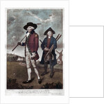 A golfer and his caddie by Valentine Green