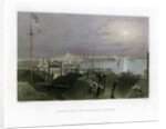 Boston as seen from the Dorchester Heights, USA by James Tibbitts Willmore