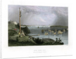 New York Bay as seen from the Telegraph Station, USA by R Wallis