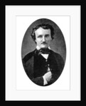 Edgar Allan Poe (1809-1849), American author and poet by Anonymous