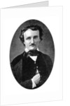 Edgar Allan Poe (1809-1849), American author and poet by Anonymous