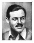 Ernest Hemingway (1899-1961), American novelist by Anonymous