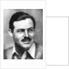 Ernest Hemingway (1899-1961), American novelist by Anonymous