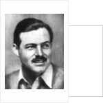 Ernest Hemingway (1899-1961), American novelist by Anonymous