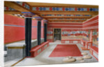 King Minos's throne room, Knossos, Crete by Anonymous