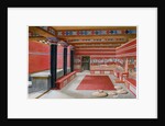 King Minos's throne room, Knossos, Crete by Anonymous