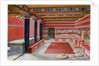 King Minos's throne room, Knossos, Crete by Anonymous