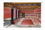 King Minos's throne room, Knossos, Crete by Anonymous