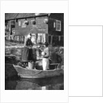 Greengrocer bringing goods by boat, Marken, Holland by Donald McLeish