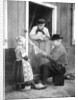 Dutch people wearing clogs, Marken, Holland by Donald McLeish