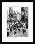 Festival in the medieval old town, Rothenburg ob der Tauber, Bavaria, Germany by Anonymous