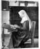 Nun making lace, Bruges, Belgium by Donald McLeish