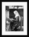 Nun making lace, Bruges, Belgium by Donald McLeish
