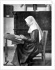 Nun making lace, Bruges, Belgium by Donald McLeish