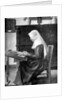 Nun making lace, Bruges, Belgium by Donald McLeish