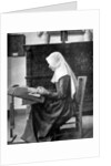 Nun making lace, Bruges, Belgium by Donald McLeish