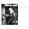 Nun making lace, Bruges, Belgium by Donald McLeish