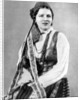Lithuanian woman in traditional dress by Geoffrey L Portham