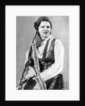 Lithuanian woman in traditional dress by Geoffrey L Portham
