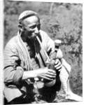 Uzbek man smoking calian, Samarkand by Anonymous