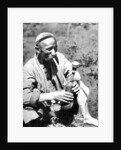 Uzbek man smoking calian, Samarkand by Anonymous