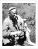 Uzbek man smoking calian, Samarkand by Anonymous