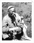 Uzbek man smoking calian, Samarkand by Anonymous