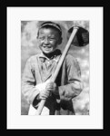 Uzbek schoolboy working on a farm by Anonymous