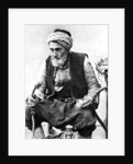 A peasant drinking coffee and smoking a huqqah, Izmir, Turkey by Anonymous
