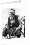 A peasant drinking coffee and smoking a huqqah, Izmir, Turkey by Anonymous
