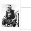 A peasant drinking coffee and smoking a huqqah, Izmir, Turkey by Anonymous