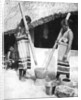 Newar women pounding grain, Nepal by Ewing Galloway